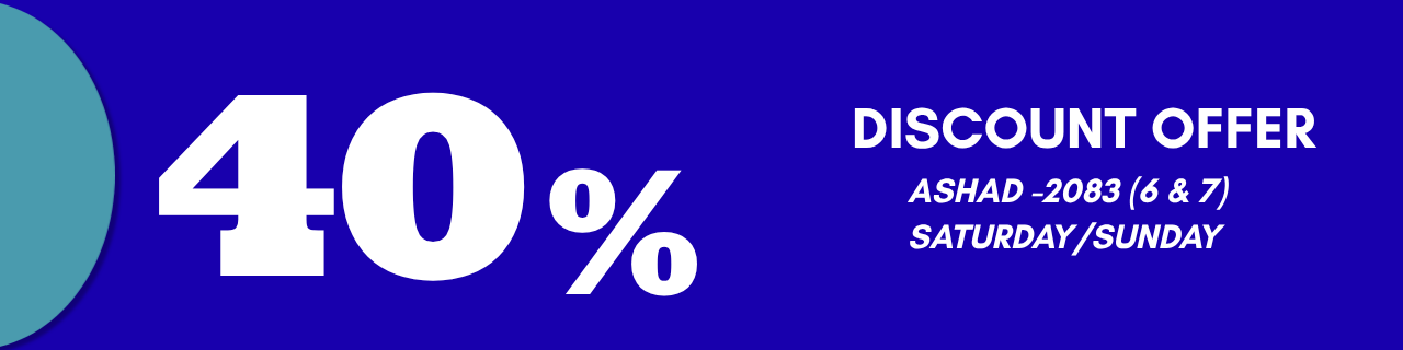 40%DISCOUNT OFFER